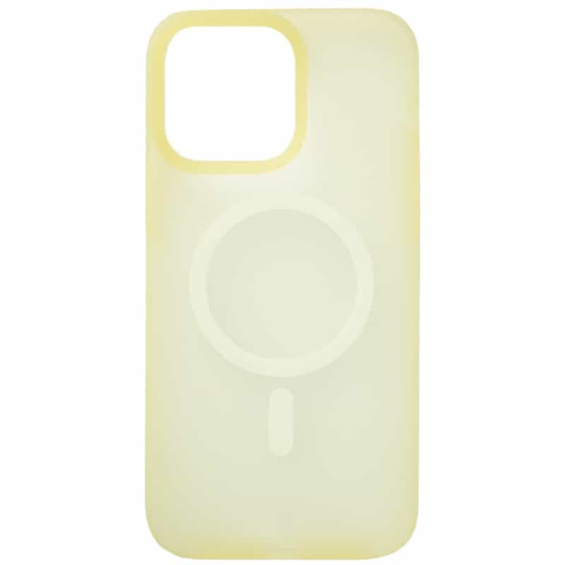 Coque Transparent Coloré MagSafe iPhone 13 Pro Jaune