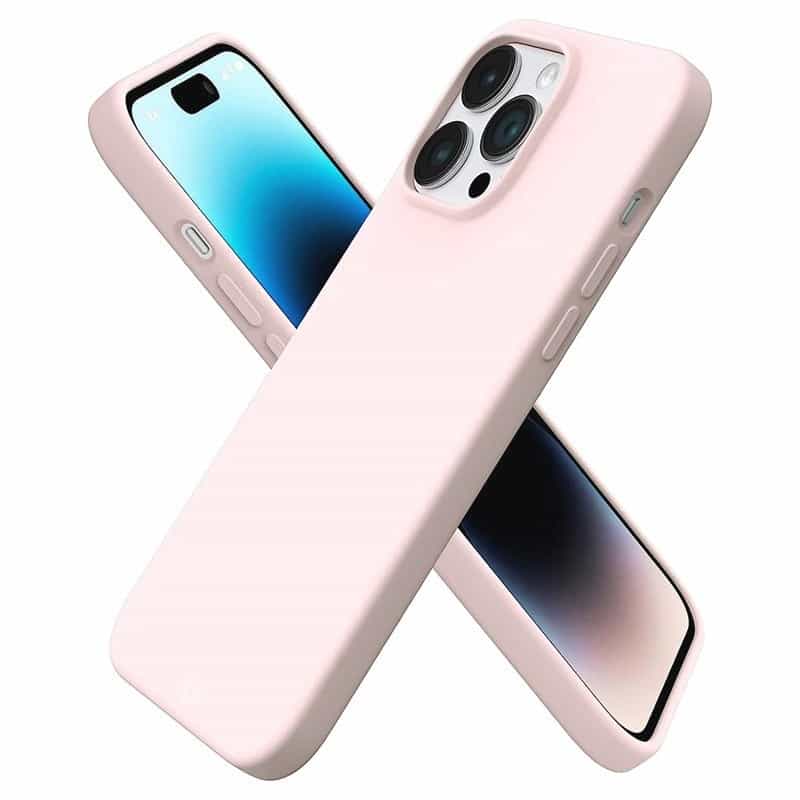 Capa Silicone Líquido Magsafe iPhone 14 Pro Max Rosa