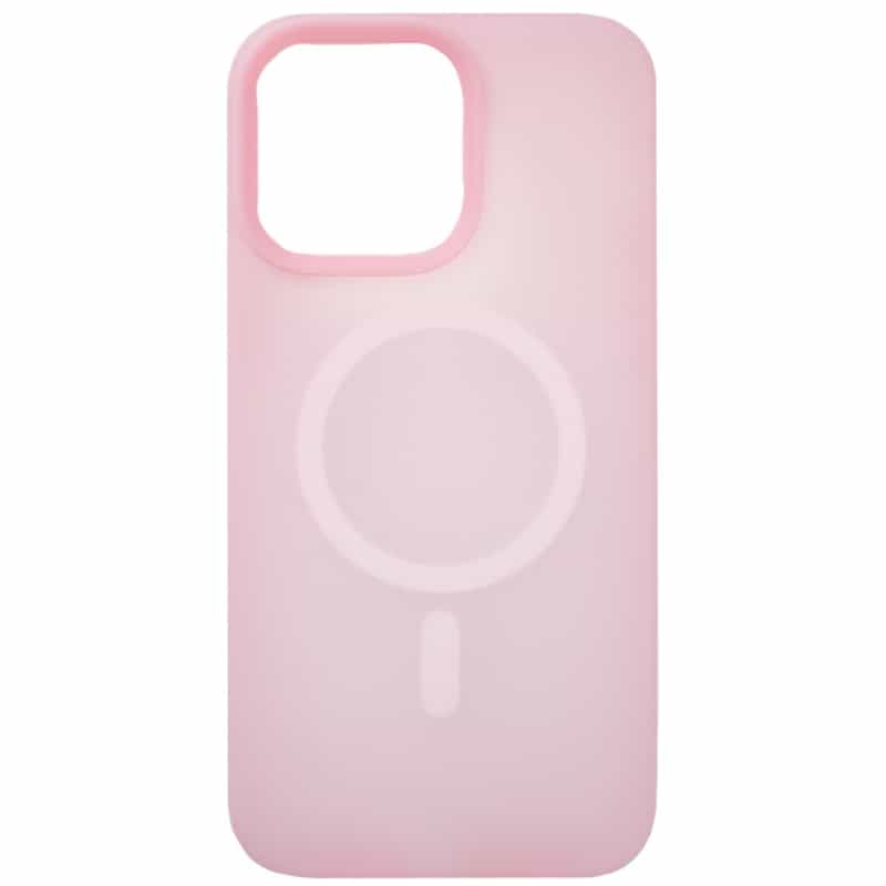 Coque Transparent Coloré MagSafe iPhone 15 Pro Max Rose