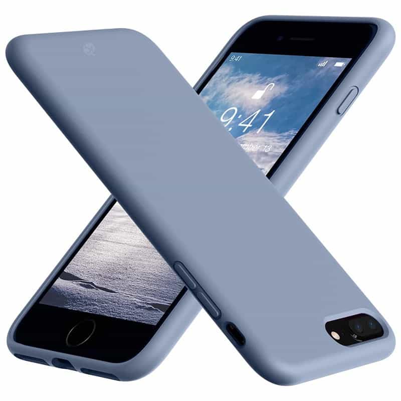Capa Silicone Líquido Magsafe iPhone 8 Plus Lavanda