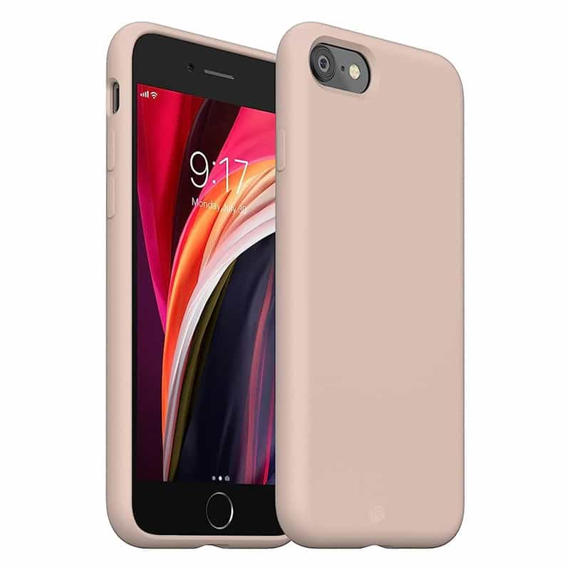 Capa com Cordão Ajustável Areia iPhone 8