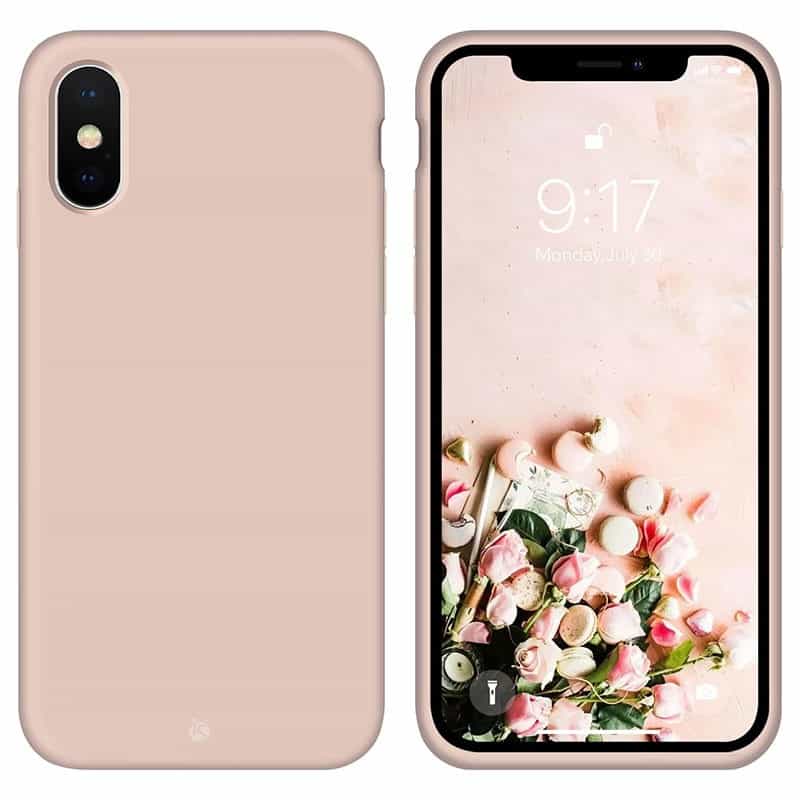 Capa com Cordão Ajustável Areia iPhone XS Max