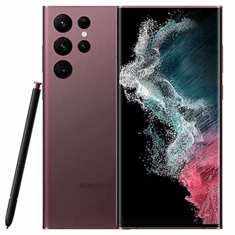 Samsung Galaxy S22 Ultra 128 GB 8 GB Burgundy Heel goed