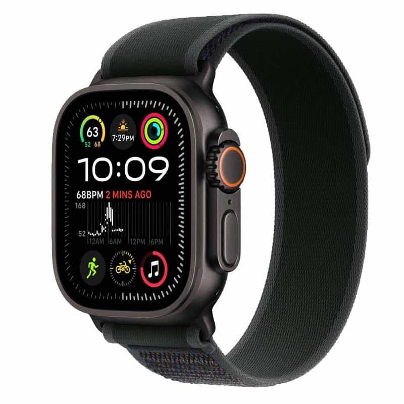 Apple Watch Ultra 2 49 mm Geweldig GPS + mobiel Zwart Titanium