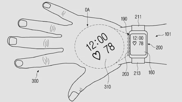 Samsung poderá estar a trabalhar num smartwatch com projetor