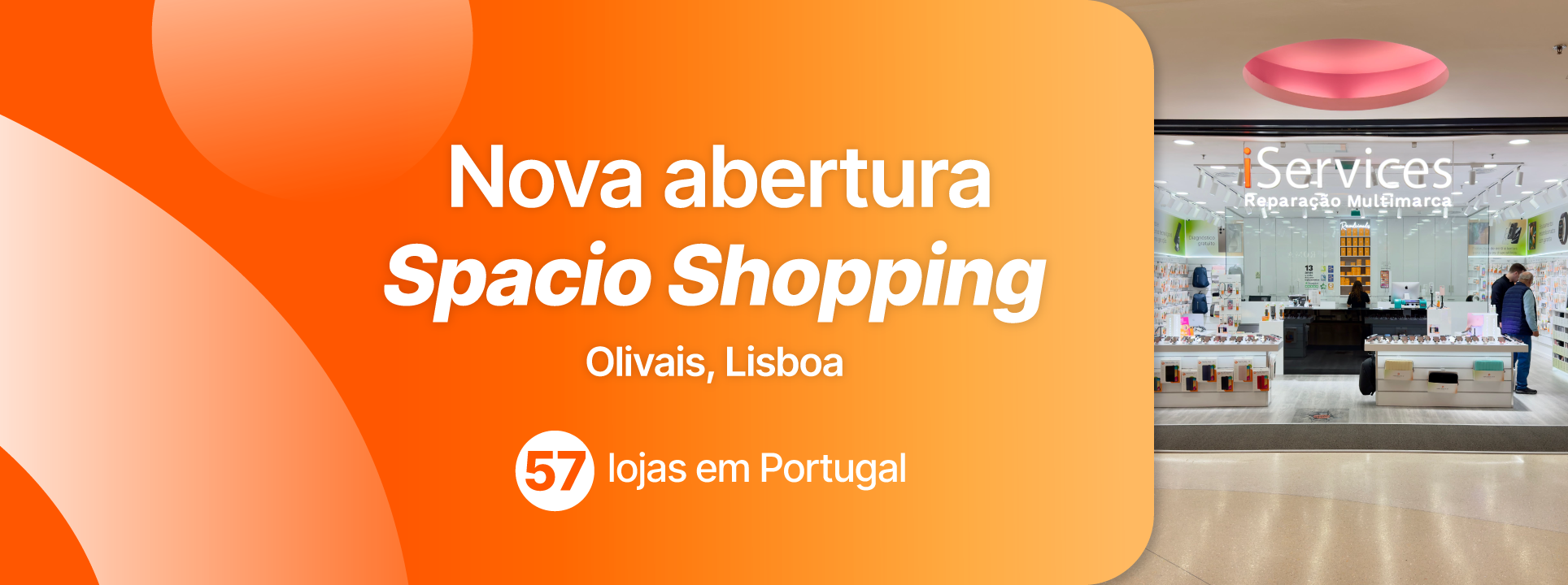 O Spacio Shopping já tem uma Loja da iServices