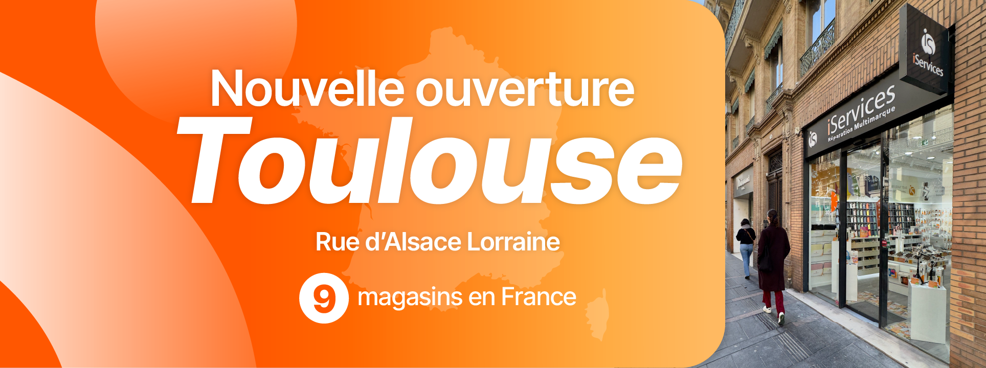 Le 9ème magasin iServices en France ouvert à Toulouse