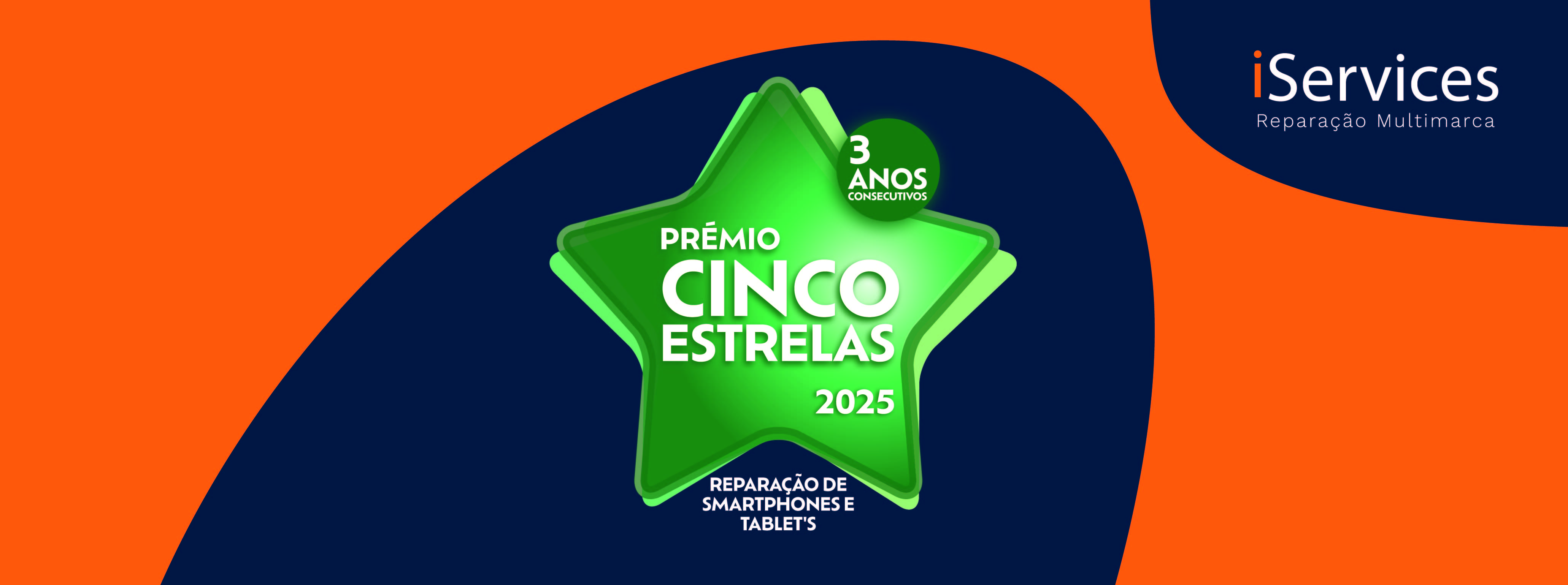 É oficial: iServices é uma marca 5 estrelas!