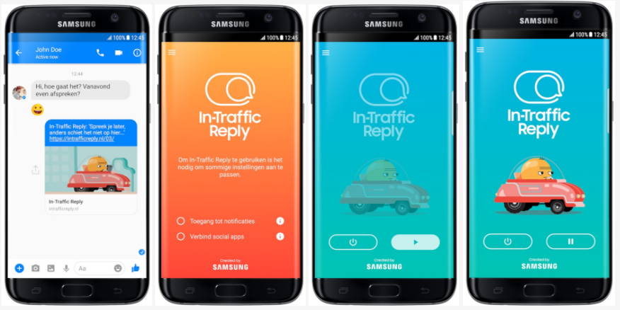 Samsung In Traffic Reply