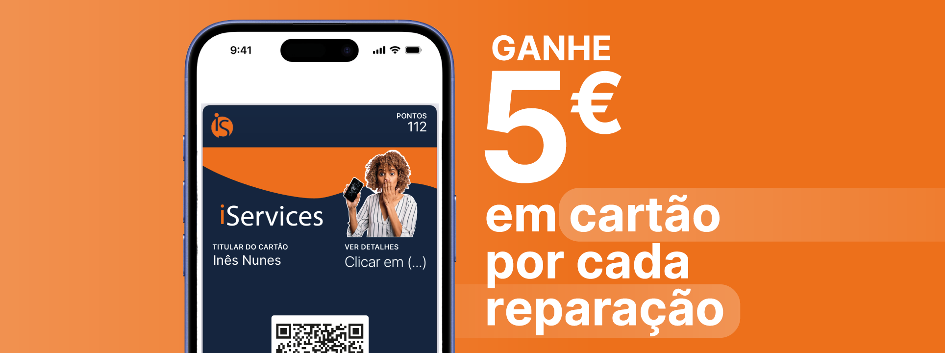 Gagnez 5€ pour chaque réparation chez iServices