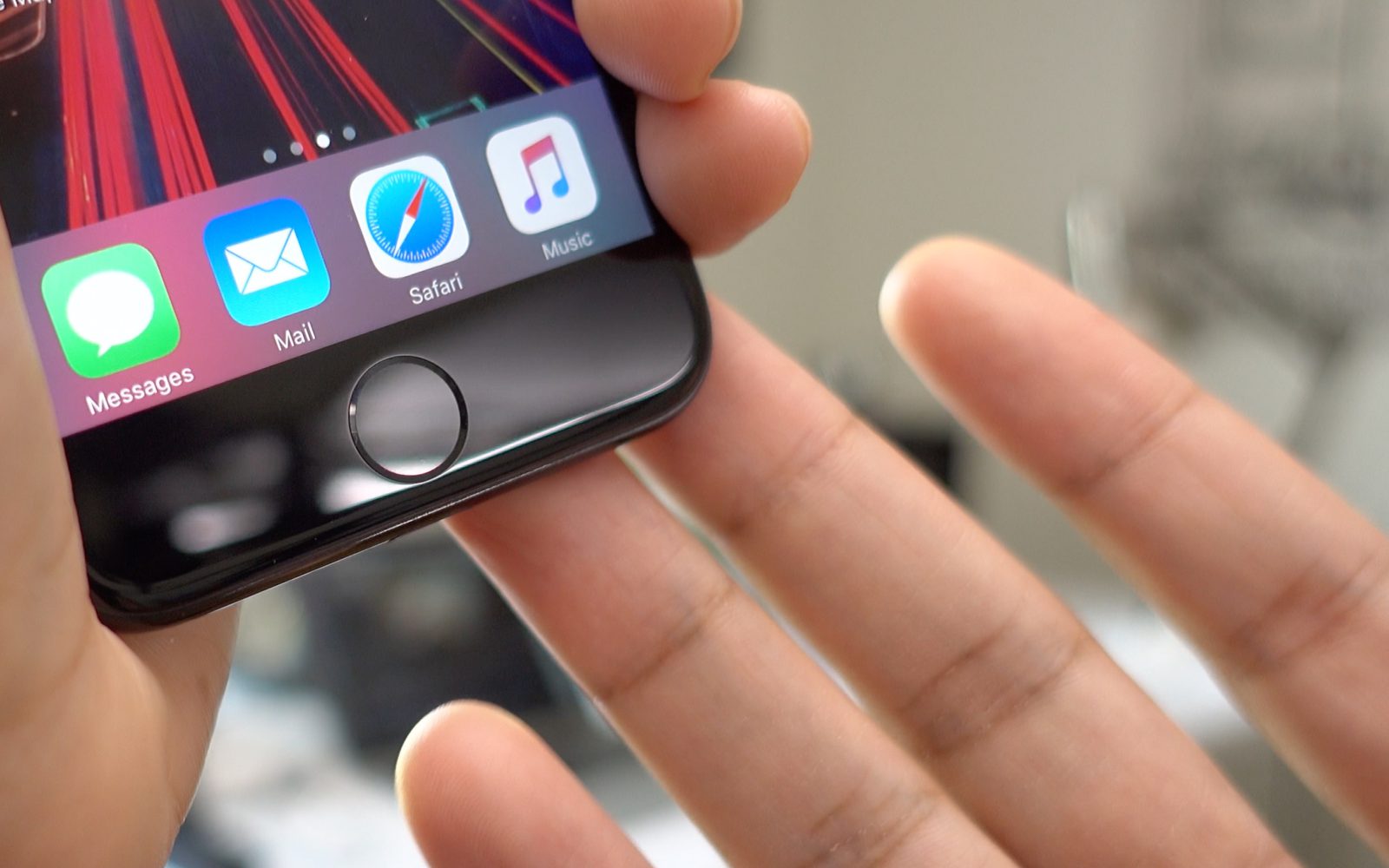 iPhone 7 não terá um botão home físico.  blog post