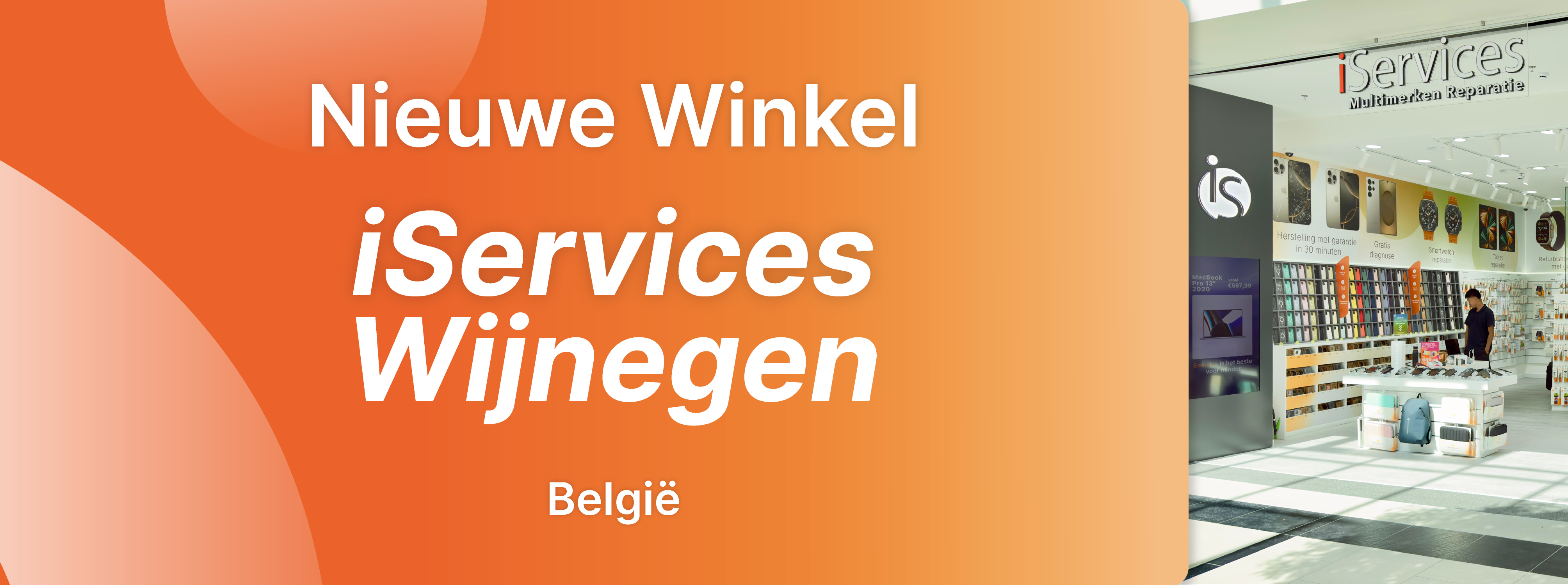 iServices ouvre un magasin à Wijnegem