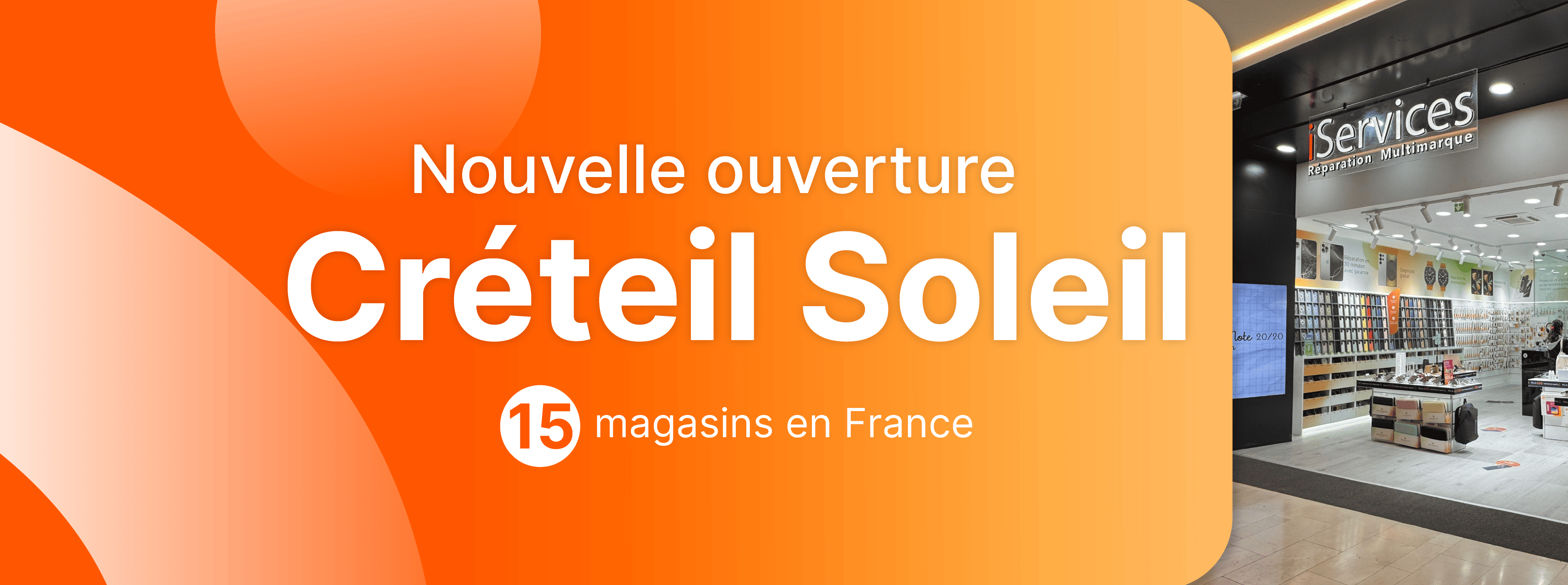 iServices ouvre une boutique au centre commercial Créteil Soleil