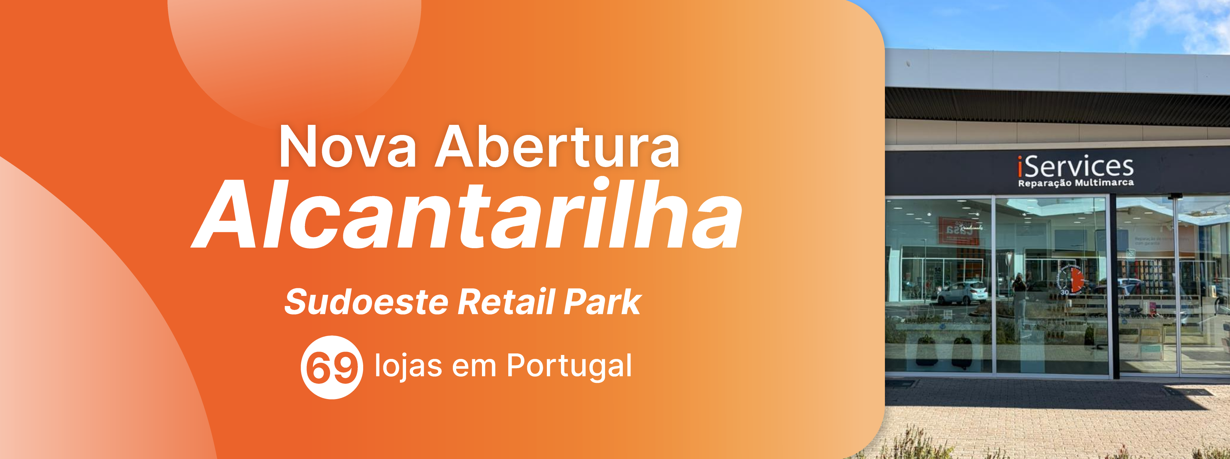 iServices abre loja em Alcantarilha, a quinta no Algarve