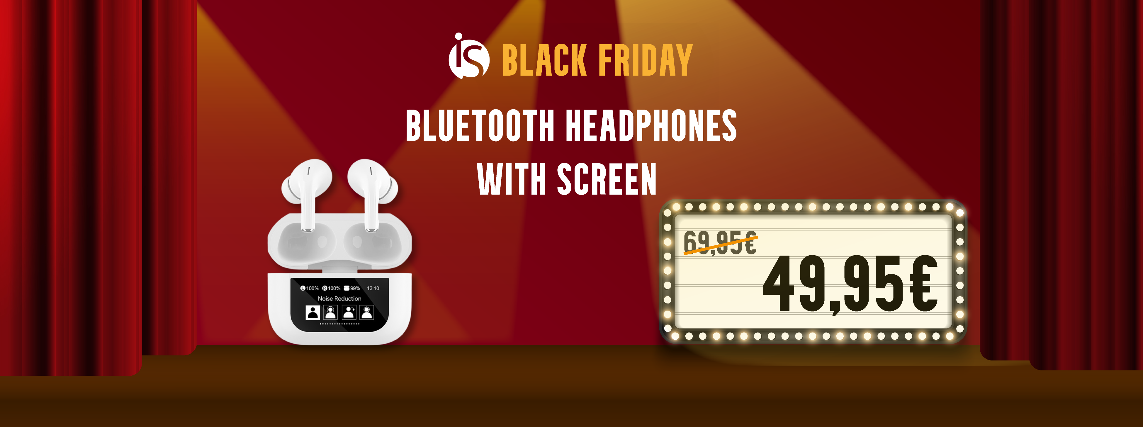 Auriculares em promoção nesta Black Friday da iServices