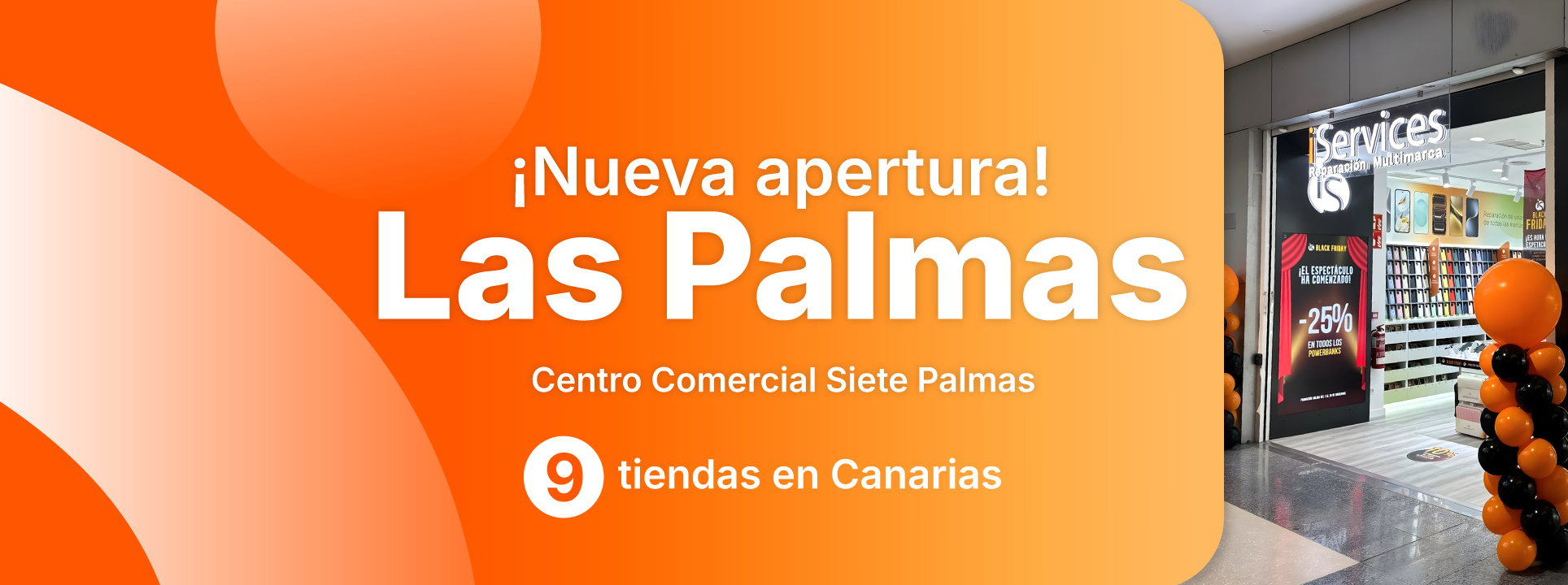 Imagen sobre iServices abre tienda en el Centro Comercial Siete Palmas