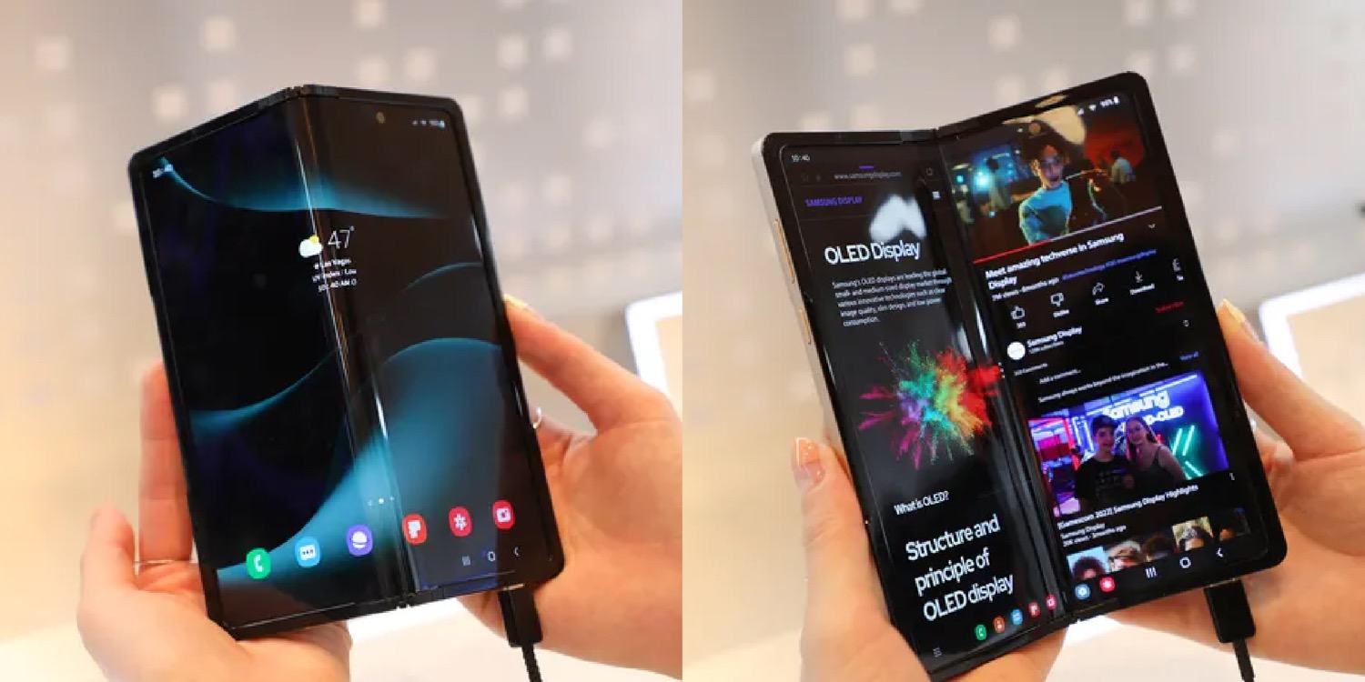 Samsung presenta un smartphone plegable de 360°