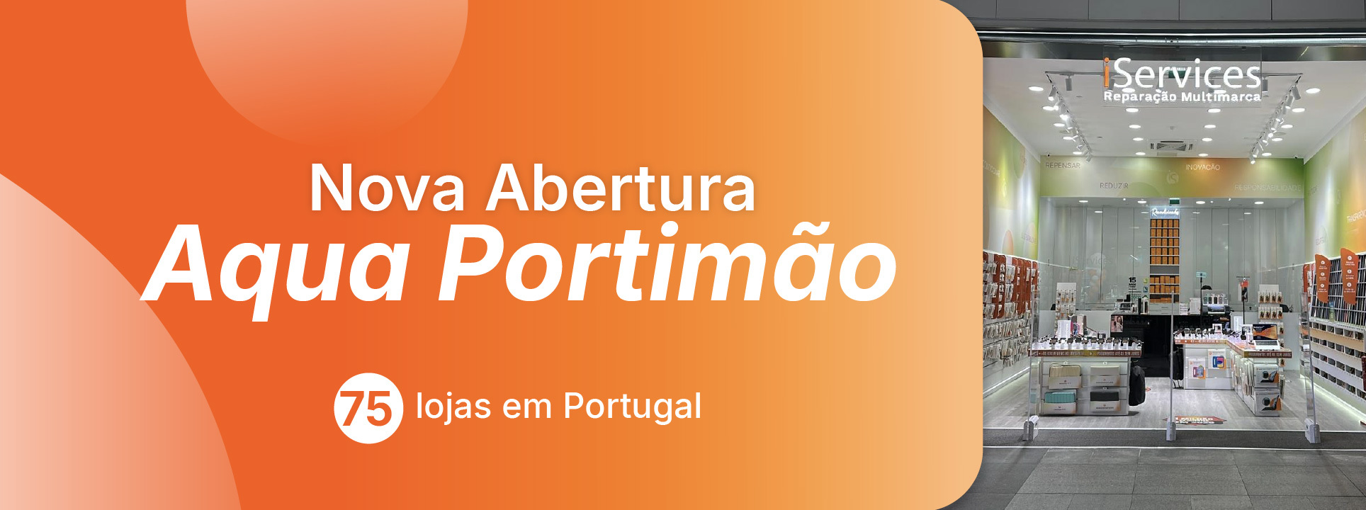 Imagem sobre iServices abre loja no Aqua Portimão