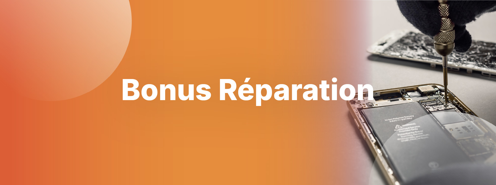 Image sur Réparez vos appareils chez iServices avec le Bonus Réparation