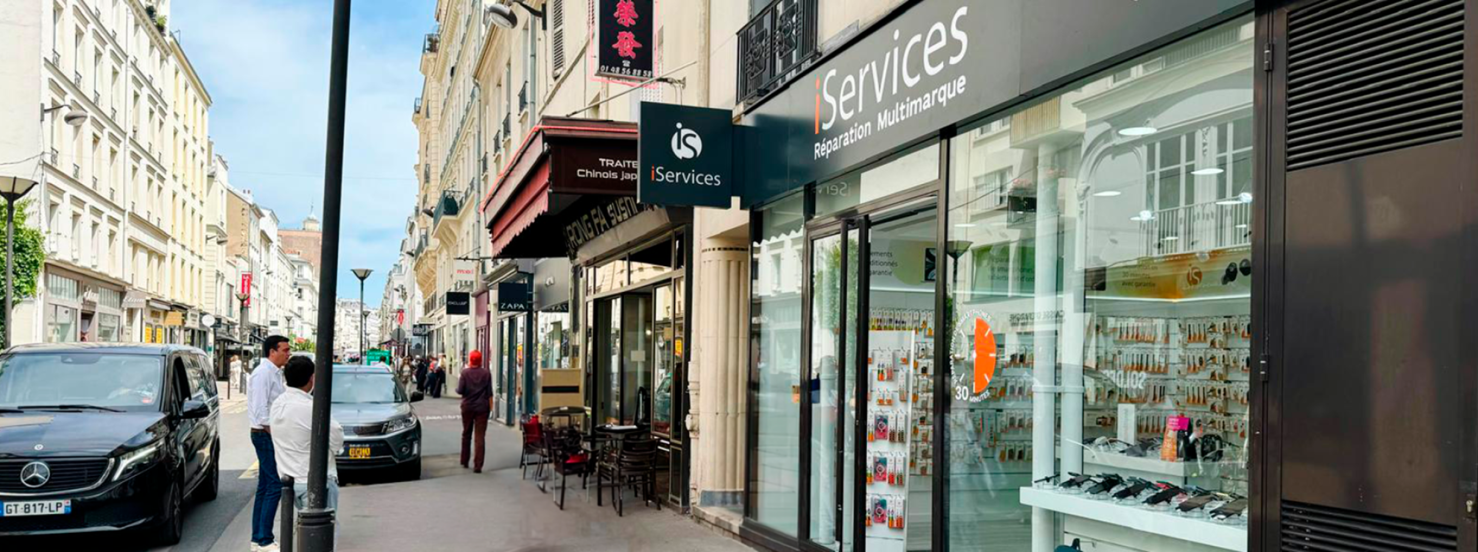 iServices écoute la boutique de la rue du Commerce