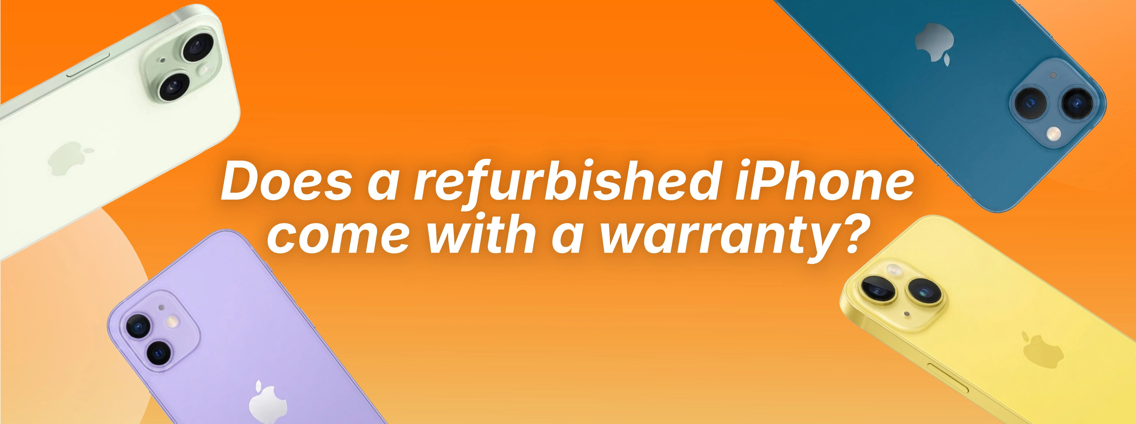 Um iPhone recondicionado tem garantia?