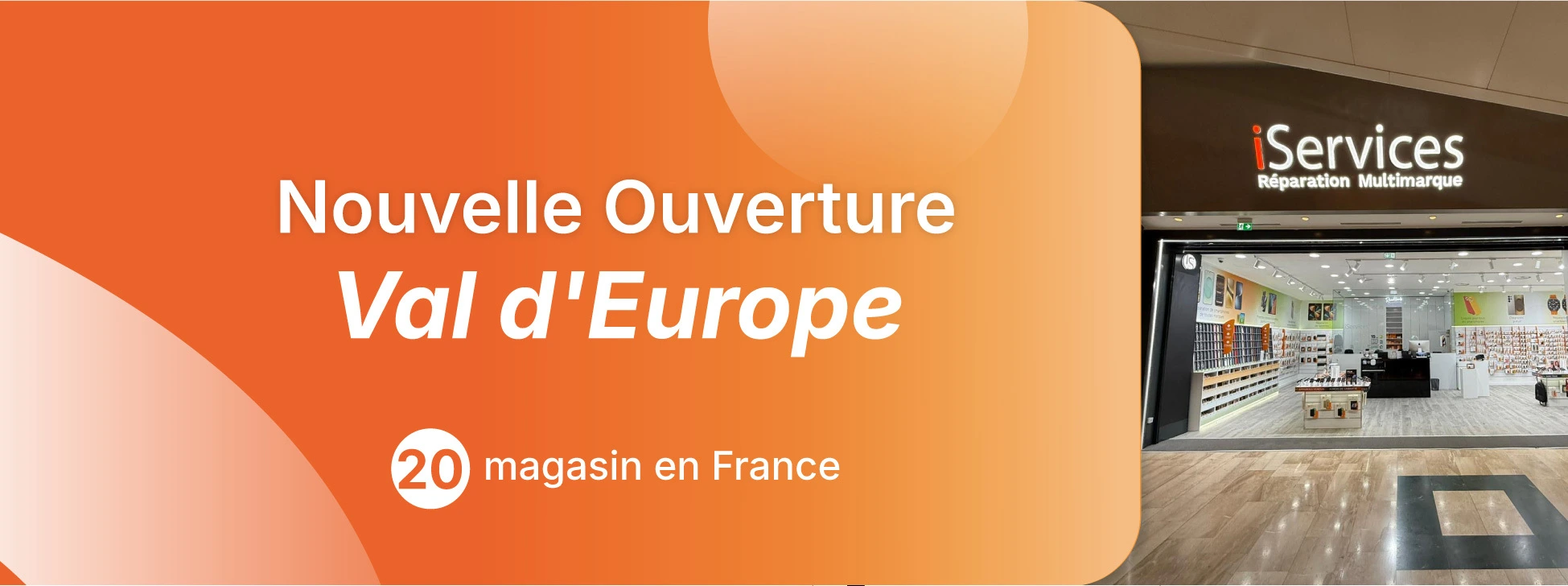 iServices ouvre un magasin à Val d’Europe, près de Paris