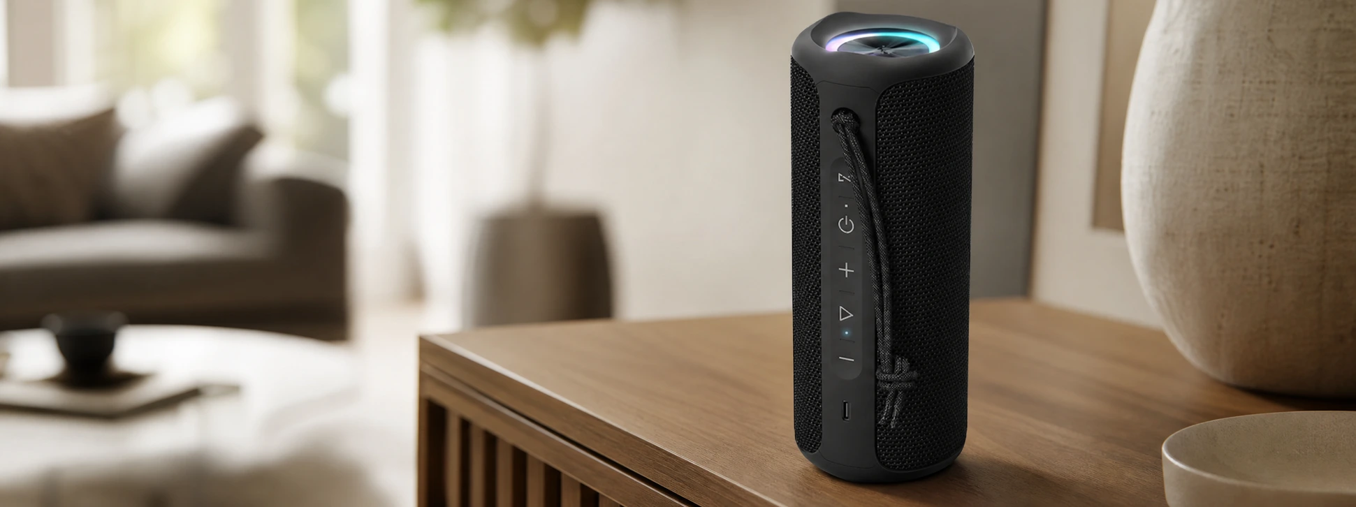 Coluna Bluetooth SoundPulse: a música em todo o lado
