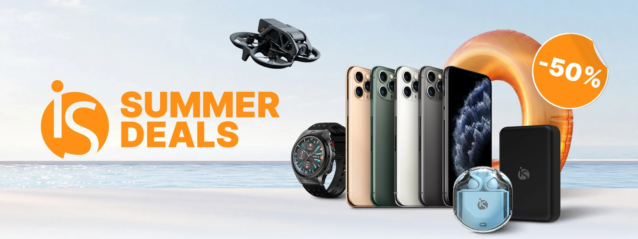 Summer Deals iServices: descontos até 50% em tecnologia