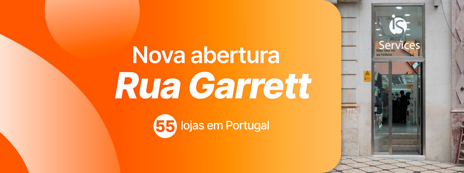 Imagem sobre iServices abre loja na Rua Garrett