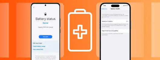 Afbeelding over Hoe zie je de batterijstatus van iPhone en Android?