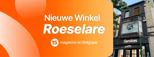 Afbeelding over iServices Roeselare is de 15e winkel in België