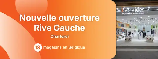 Image sur Le nouveau iServices est situé à Rive Gauche Charleroi