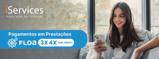 Imagem sobre Novidade iServices: Paga até 4 vezes sem juros com a FLOA