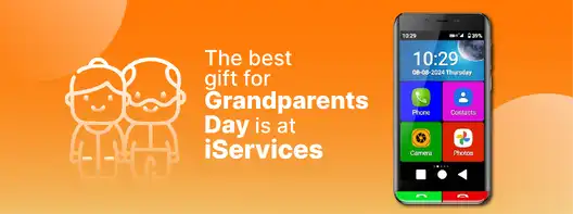 Afbeelding over Het beste cadeau voor opa en oma vind je bij iServices