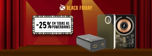 Imagem sobre Black Friday iServices: Powerbanks com descontos incríveis