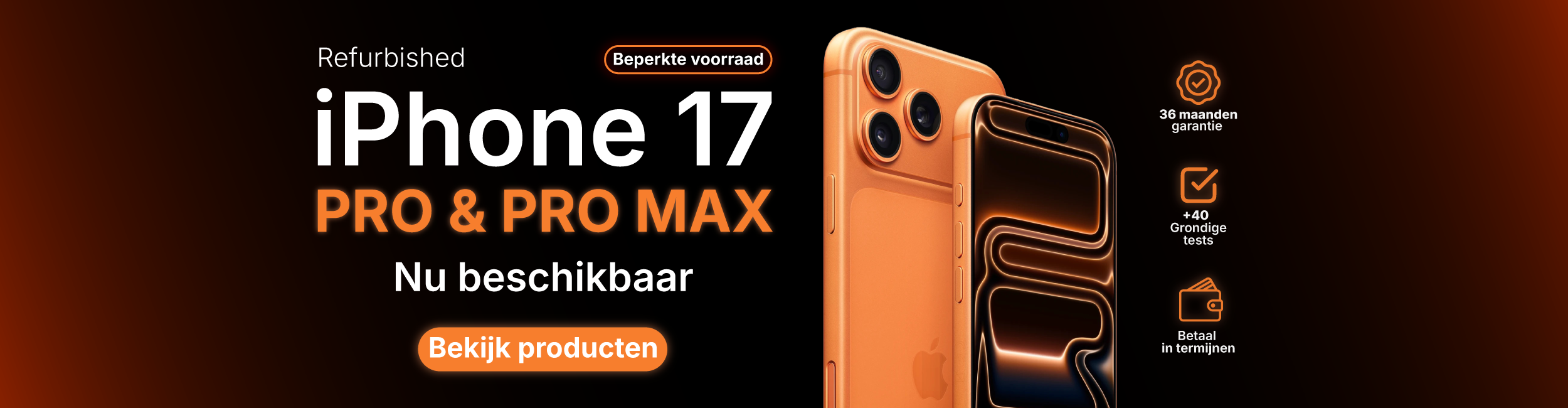 Link naar: iPhone 17 Pro Afbeelding van iPhone 17 Pro